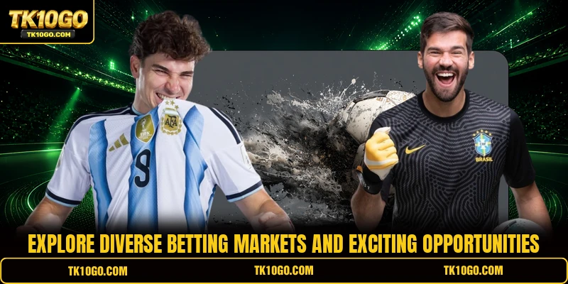 Explore diverse betting markets and exciting opportunities
